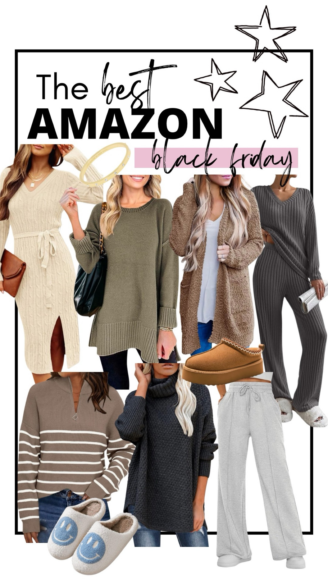 Amazon Women’s Fashion | Black Friday | Cyber Week | Sweater | Slippers | Gifts for Her

#LTKCyberWeek #LTKHoliday #LTKSaleAlert