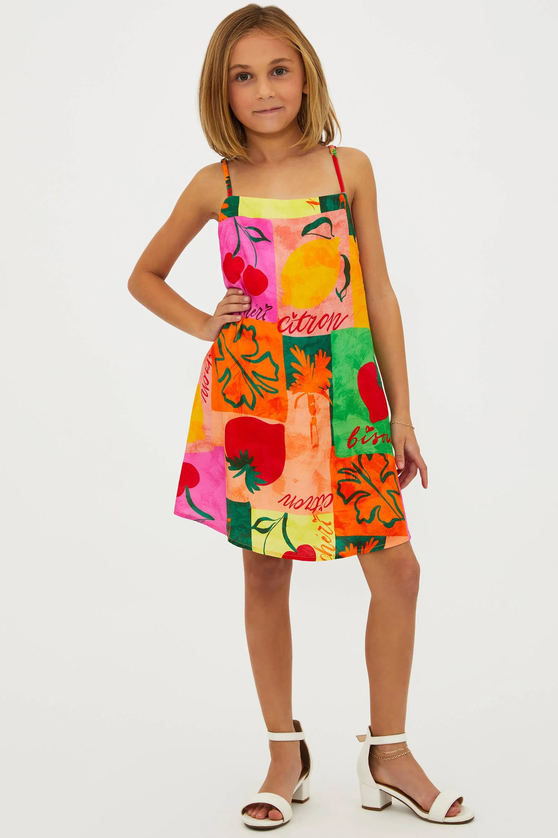 Little Tayla Dress Fruit Market | Girl's Swimsuit | Beach Riot | Beach Riot