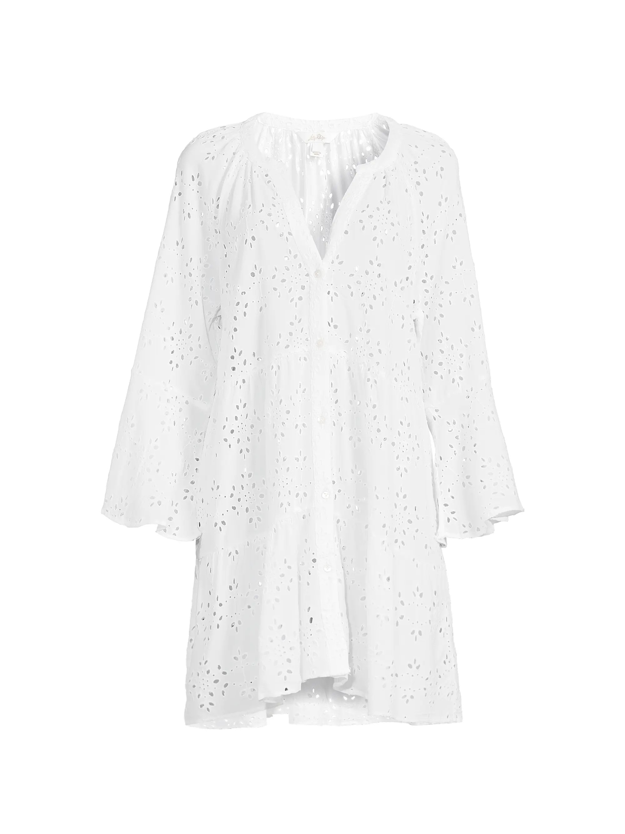 Brailey Eyelet Cover-Up Shirt | Saks Fifth Avenue