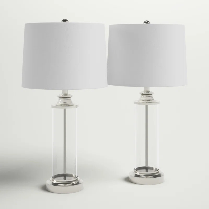Leiser Glass Table Lamp (Set of 2) | Wayfair North America