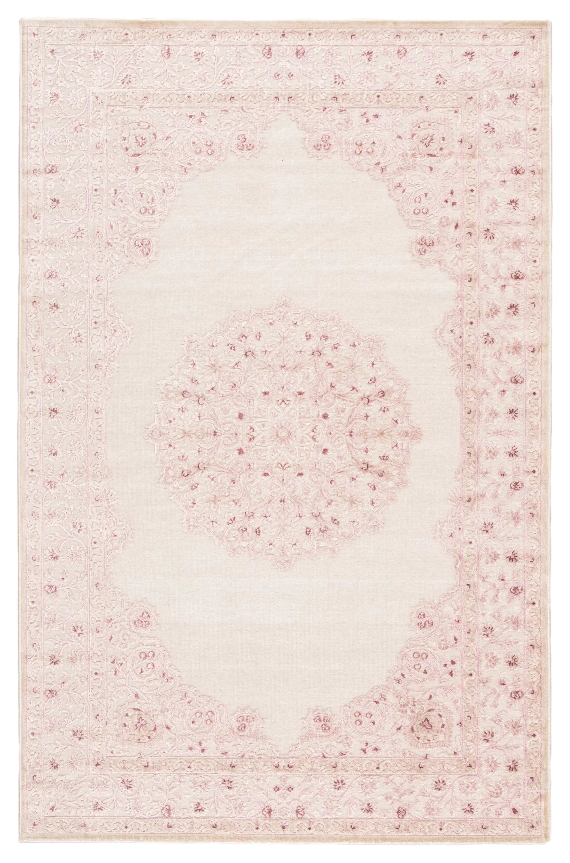 Devin Pink/White Rug | Wayfair North America