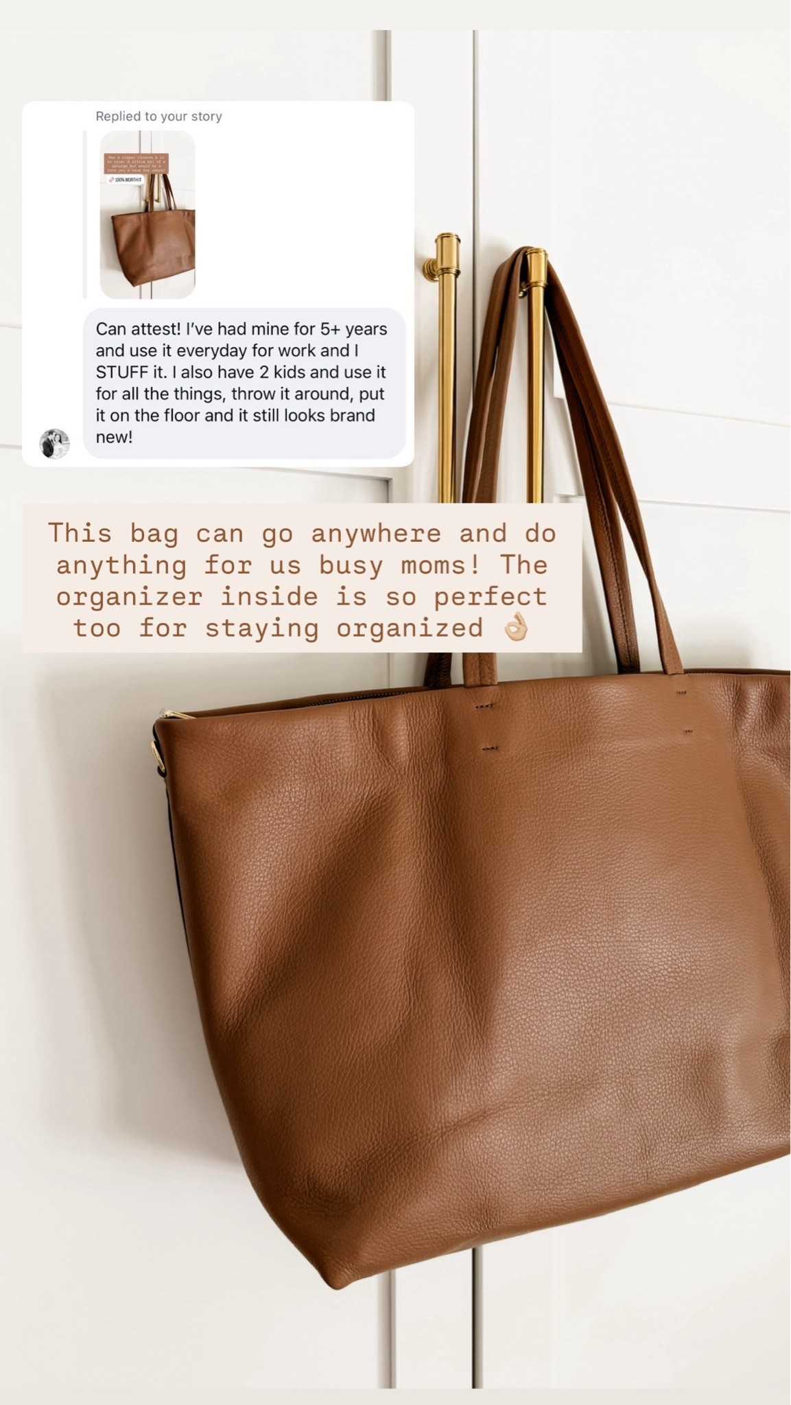 I’ve been loving this bag! Perfect for moms on the go! I love the organizer feature! 

Loverly Grey, leather tote, tote bag, leather purse
