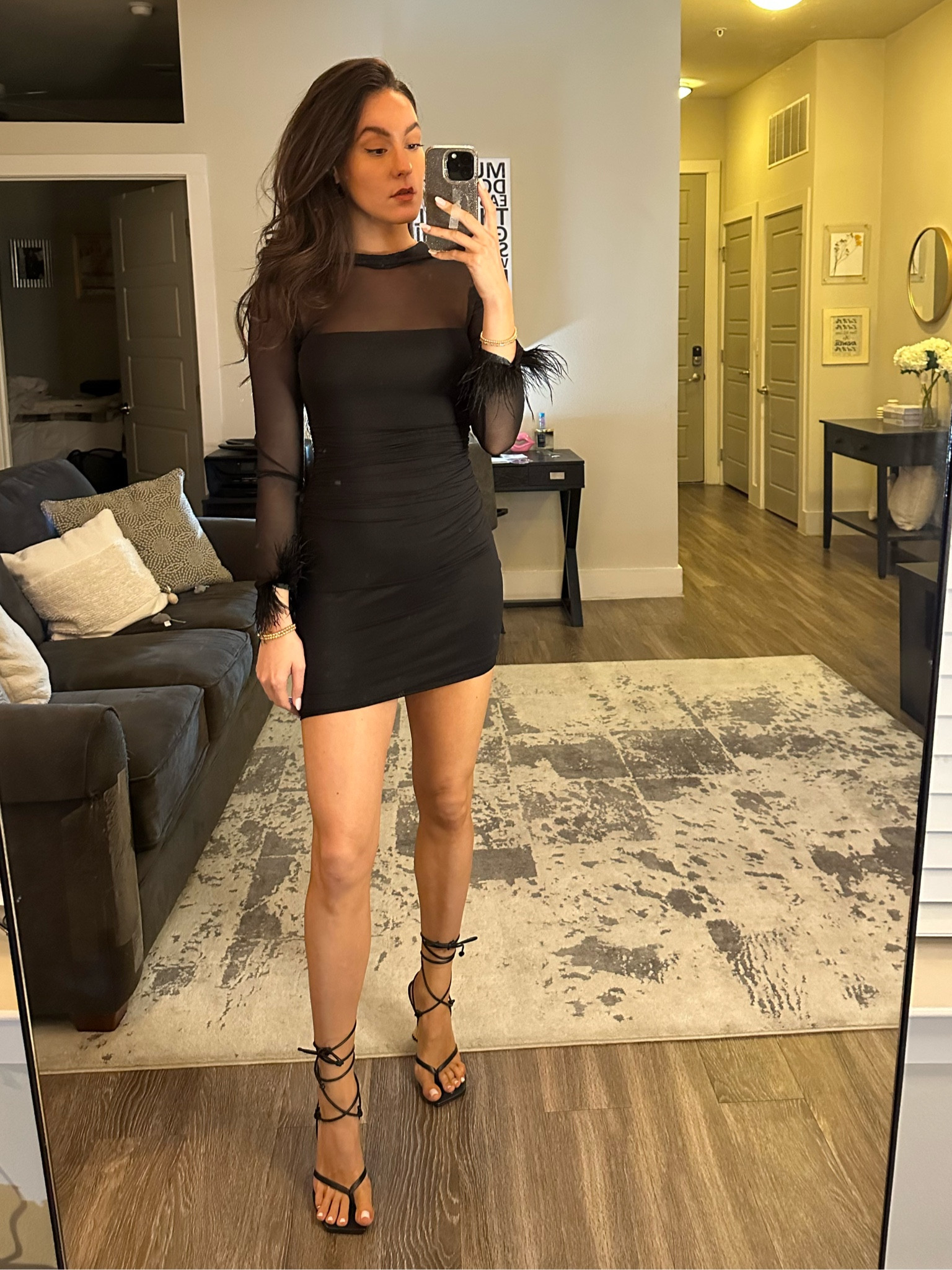 Amanda Uprichard dress TTS 
Black heels on sale 

Wedding guest dress 
Date night dress 

#LTKSeasonal #LTKFind #LTKwedding