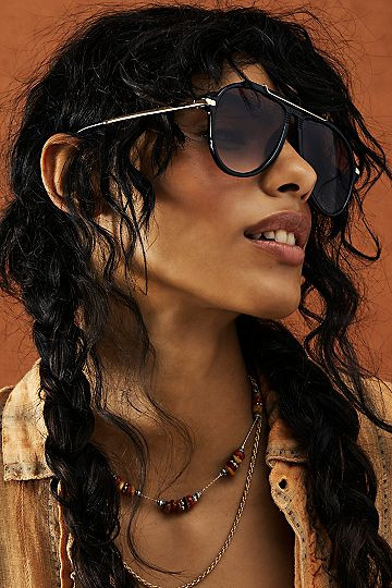 Ventura Oversized Aviator Sunglasses | Free People (Global - UK&FR Excluded)