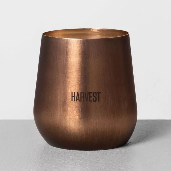 12.3oz Seasonal Copper Candle Harvest - Hearth & Hand™ with Magnolia | Target