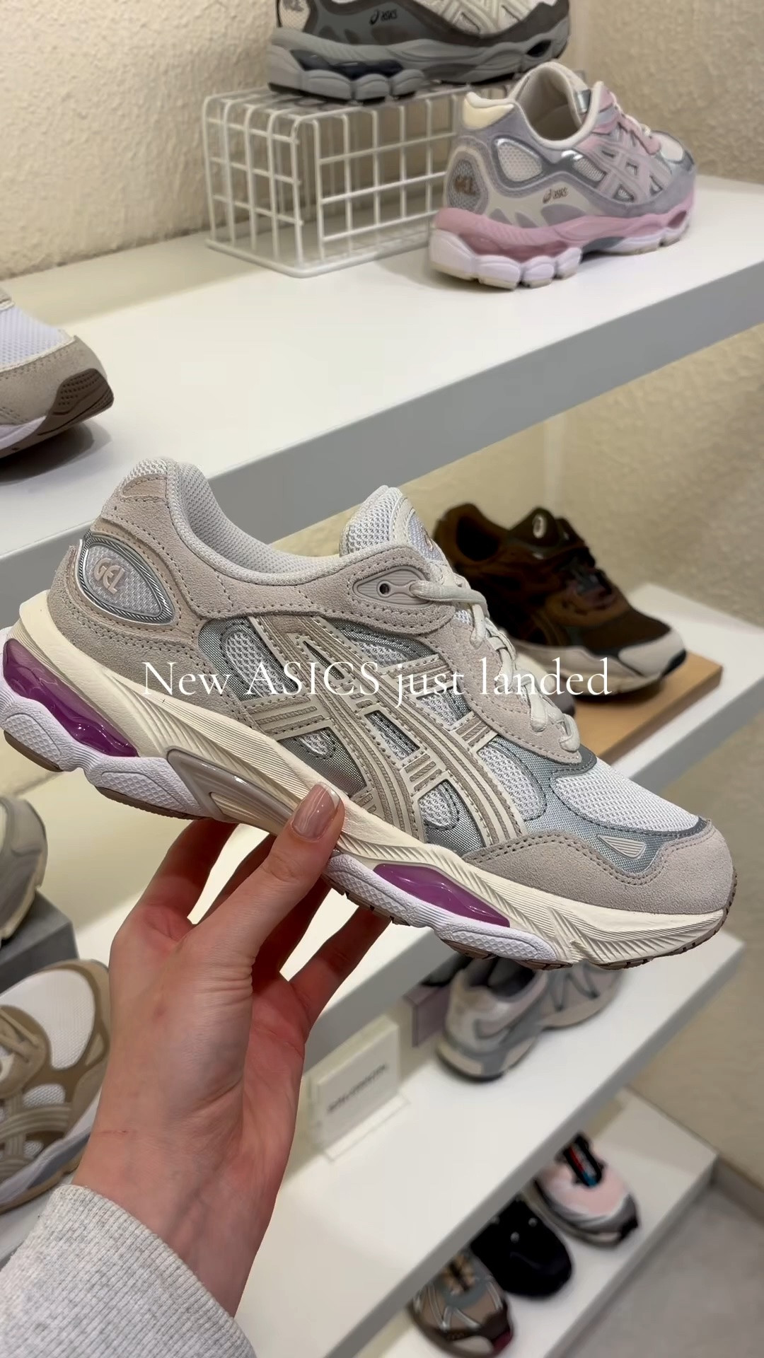 Brand new ASICS Gel NYC neutral trainers with a pop of purple. Perfect for the gym or casual outfits.

#LTKfitnessgoals #LTKActive #LTKMidsize