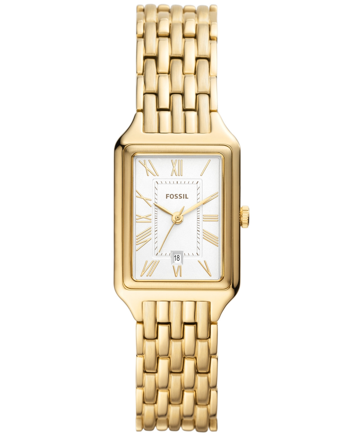 Fossil Women's Raquel Gold-Tone Stainless Steel Bracelet Watch, 23mm - Gold-Tone | Macy's