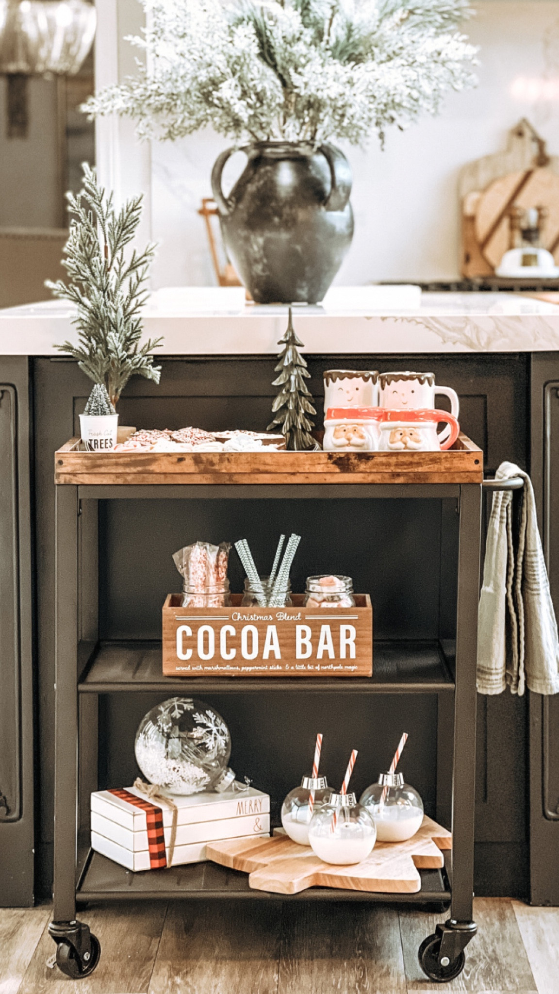 Hot cocoa bar cart 


#LTKHoliday #LTKhome #LTKSeasonal