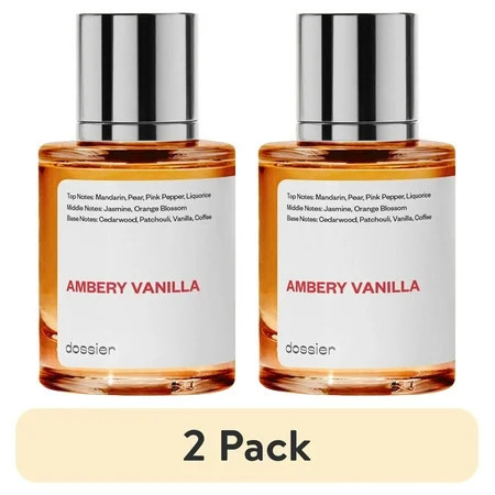 (2 pack) Dossier Ambery Vanilla Eau De Parfum, Inspired by YSL's Black Opium, Perfume for Women, 1.7 oz | Walmart (US)