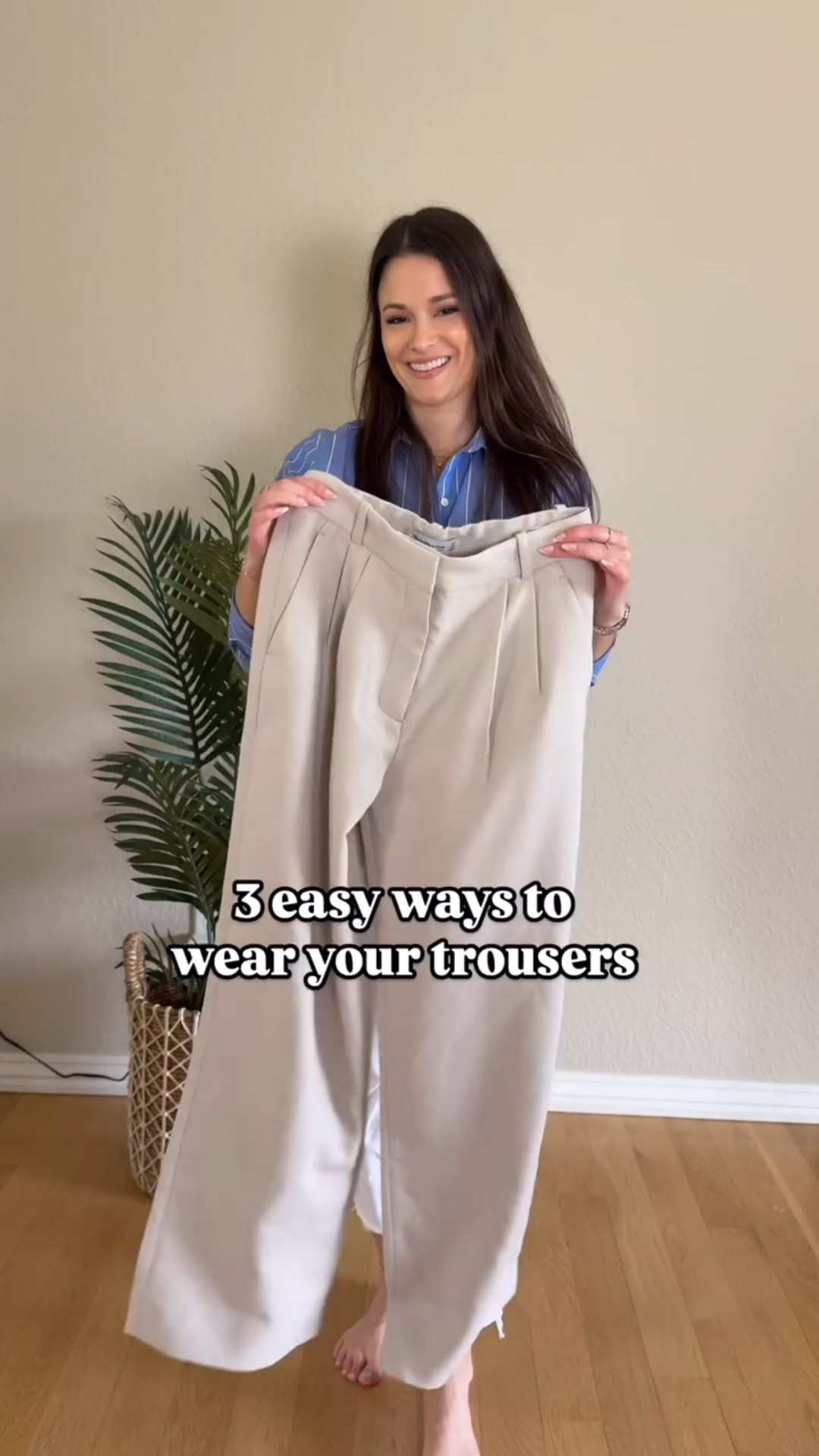 A button down shirt and a trouser combo might be my new favorite classic outfit. It’s giving old money vibes ✨

Mention ‘OUTFIT’ and I’ll send over a 🔗

•
Minimal outfits, old money style, easy outfits, chic style, workwear style, styling outfits, button down styling, trouser outfits, 
#styling #trousers #buttondown #outfitideas #oldmoneyoutfits #workwear #minimaloutfits