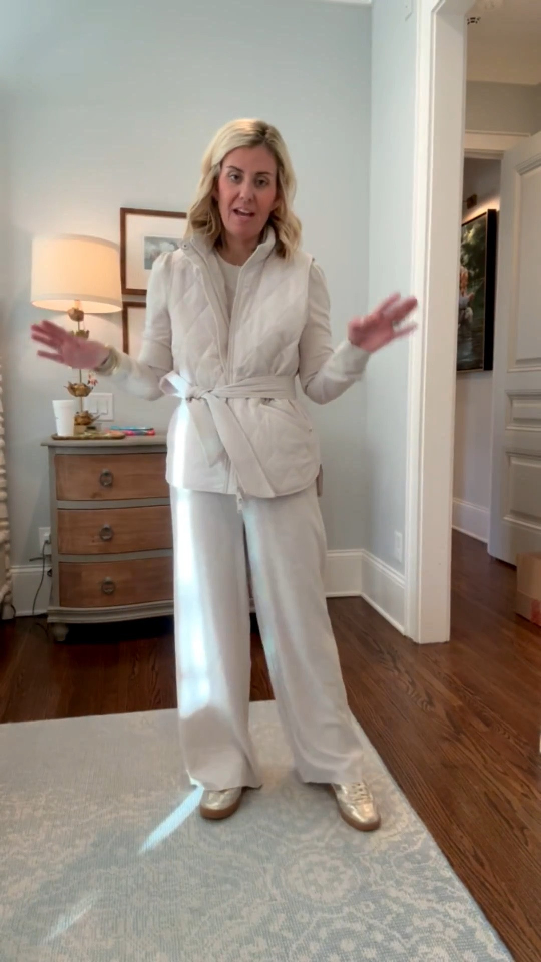 Sale on Sale Alert!   70% off!! 
Use code FRESHPICKS
A lovely little number from a collaboration with CharlieCEvans… and I am here for it! 

XS top and vest
S pants
8 shoes

#LTKgrwm #LTKdayinmylife 



#LTKSaleAlert