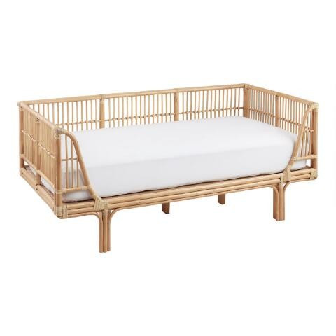 Honey Rattan Daybed Frame | World Market