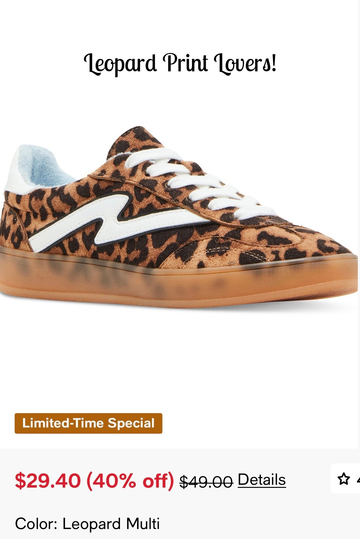 A fall must-have! These leopard sneakers are gorgeous 🤎

#LTKFindsUnder50 #LTKSeasonal #LTKStyleTip