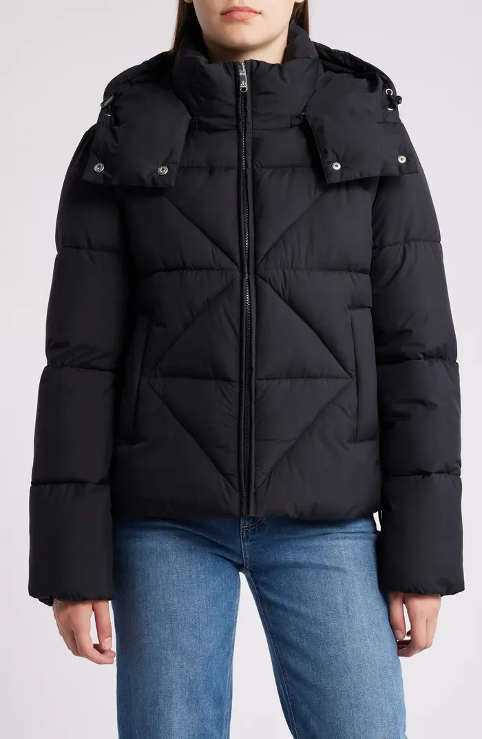 Crop Zip Puffer Jacket | Nordstrom