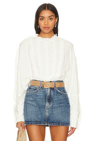 Free People More Romance Top in Ivory from Revolve.com | Revolve Clothing (Global)