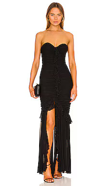 MAJORELLE Giules Gown in Black from Revolve.com | Revolve Clothing (Global)