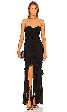 MAJORELLE Giules Gown in Black from Revolve.com | Revolve Clothing (Global)