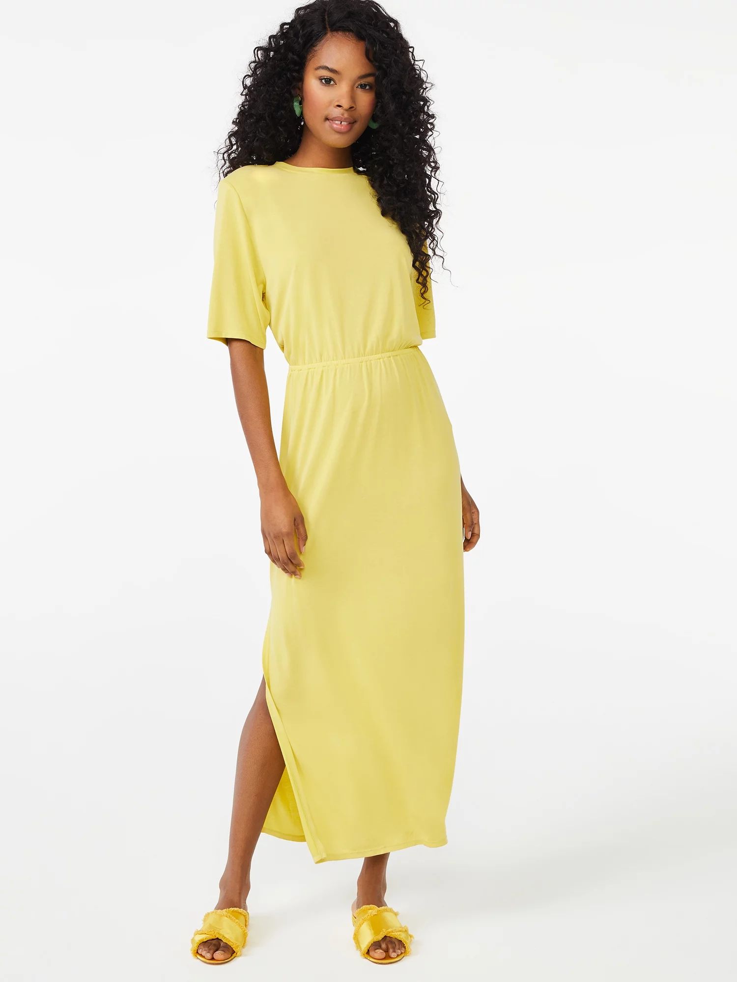 Scoop Women's Shoulder Pad Dress | Walmart (US)