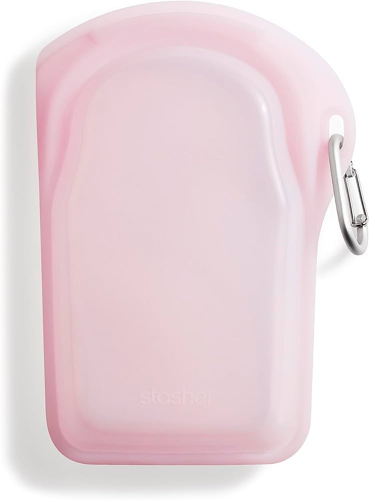 Stasher Reusable Silicone Storage Bag, Food Storage Container, Microwave and Dishwasher Safe, Lea... | Amazon (US)