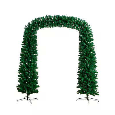 Nearly Natural 8-ft Pine Pre-lit Artificial Christmas Tree with White LED Lights Lowes.com | Lowe's