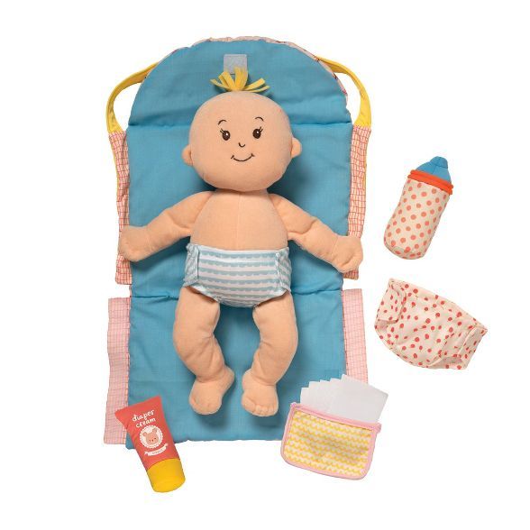 Manhattan Toy Stella Collection 11-Piece Baby Doll Diaper Bag Changing Mat Combo Set for 12" and ... | Target