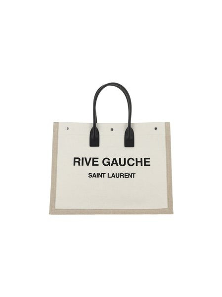 Saint Laurent Logo Printed Tote Bag | Cettire Global