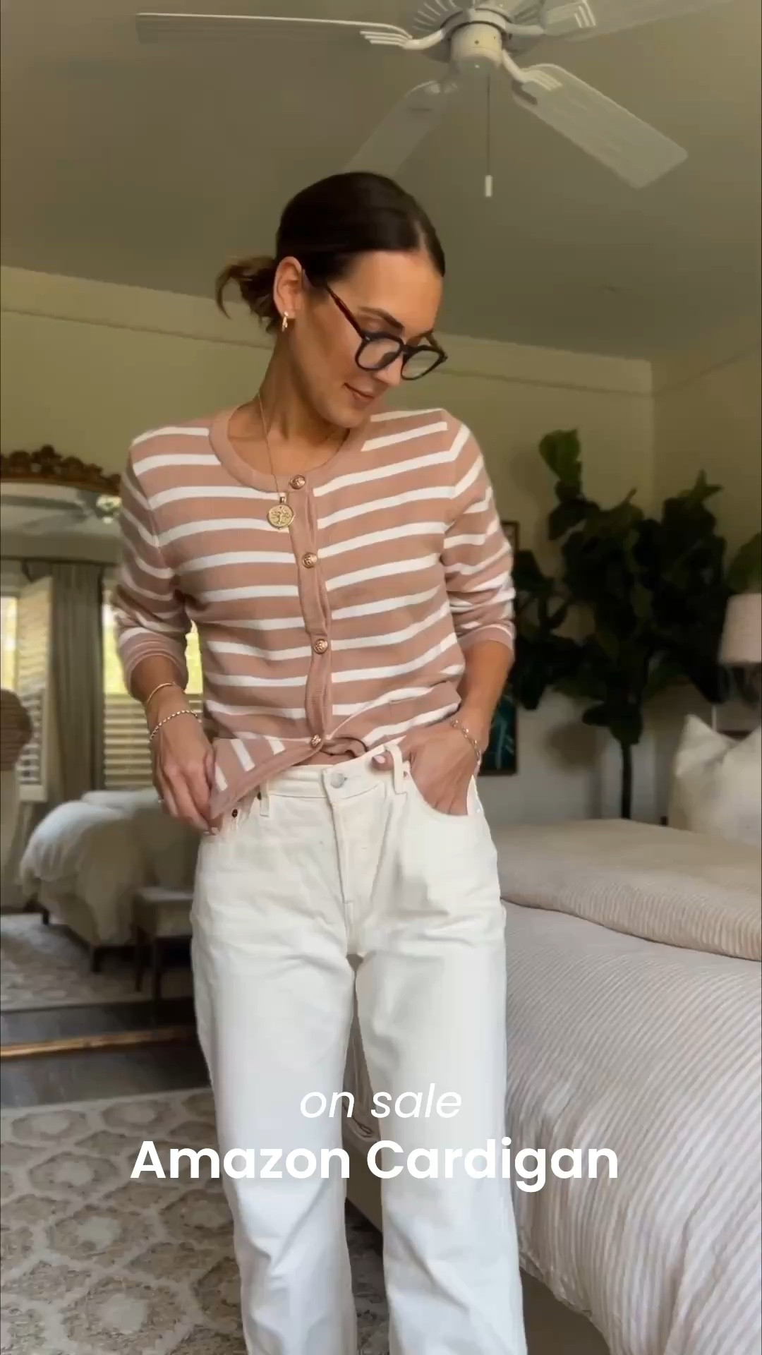 Love an easy fall top that can styled a few ways — this Amazon cardigan is great buttoned up, layered over another top etc. on sale today!
