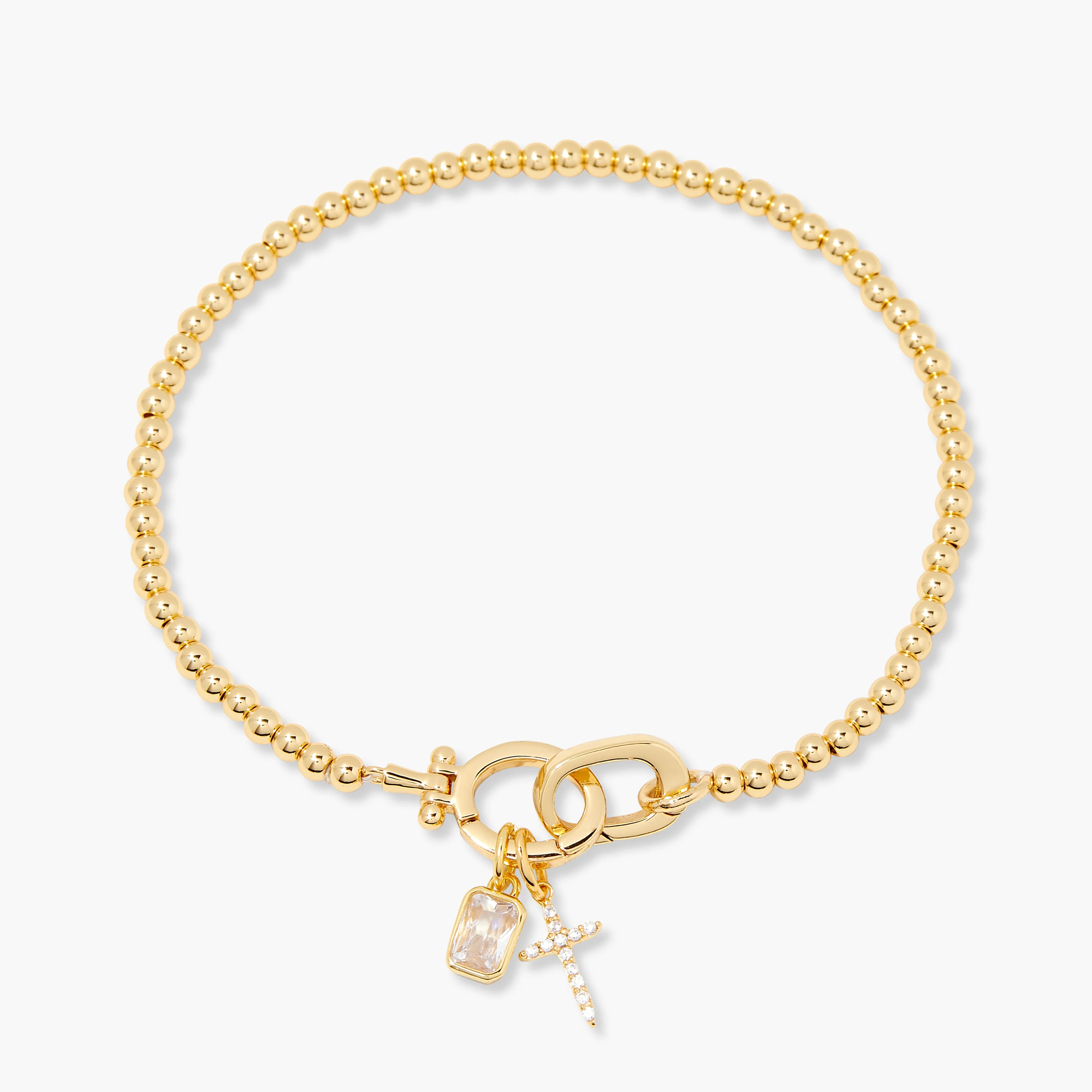 Josephine Cross Birthstone Bracelet | Brook and York