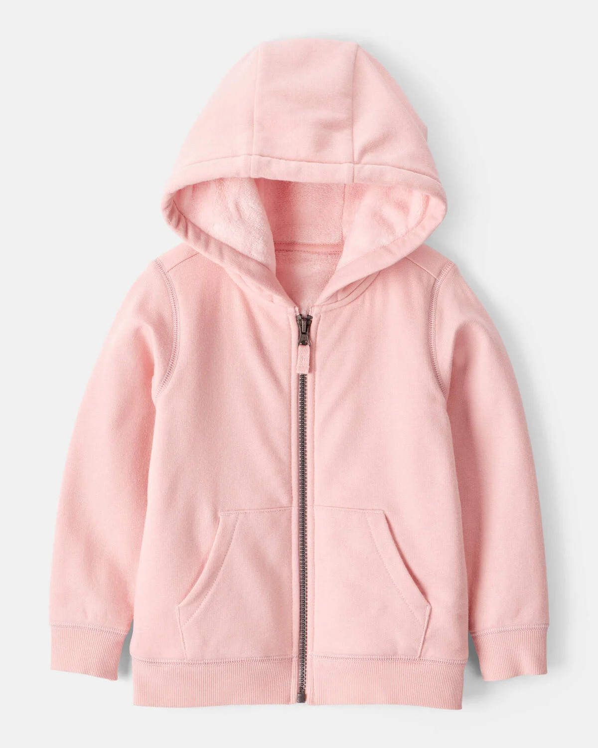 Toddler Girl DayDream Fleece Long-Sleeve Hooded Zip-Up Jacket - Pink | Carter's Inc