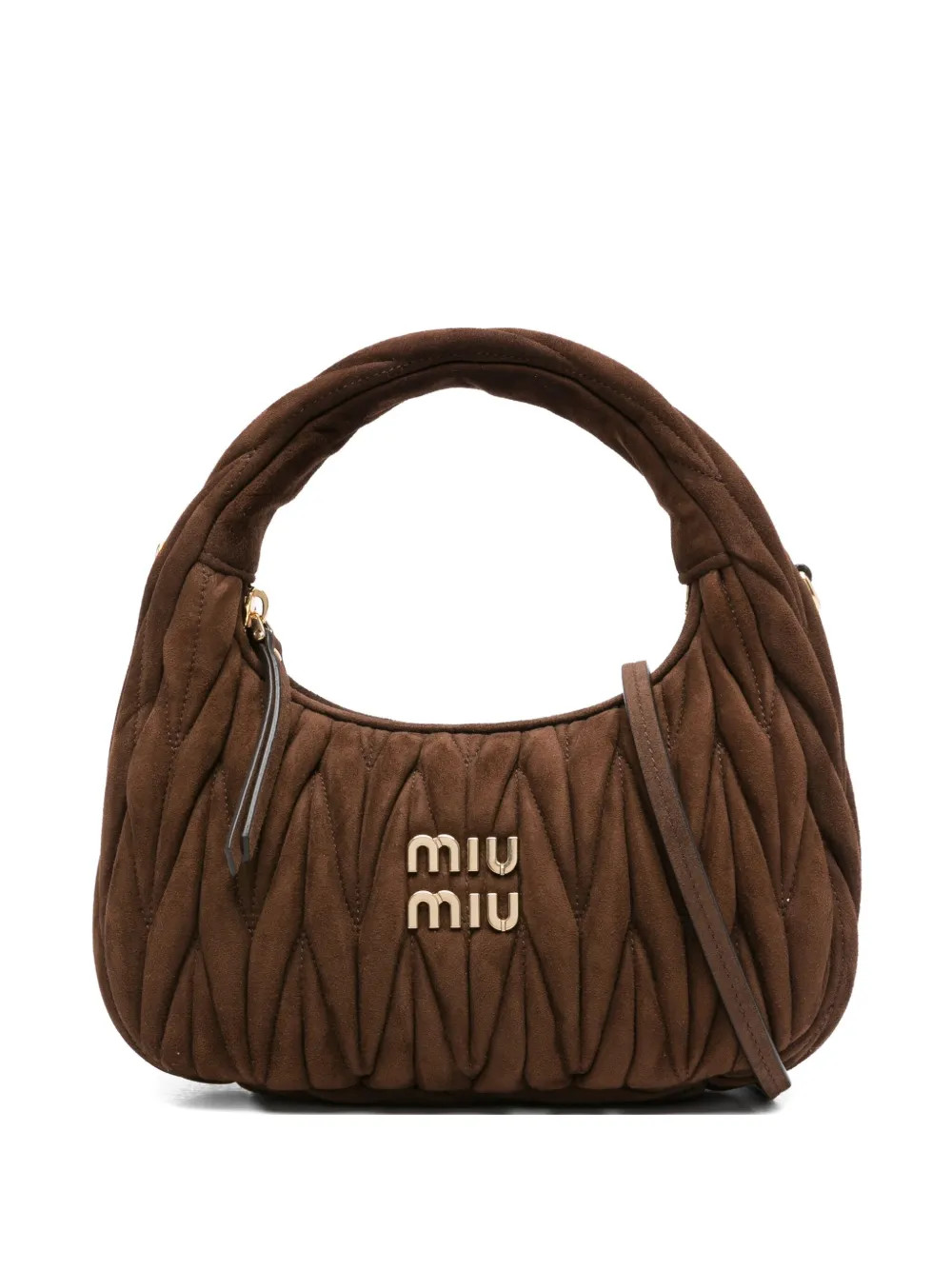 Miu Miu Tote Wander | Marrón | FARFETCH AR | Farfetch Global