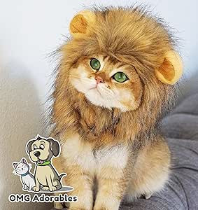 OMG Adorables - Lion Mane Costume for Cats | Amazon (US)