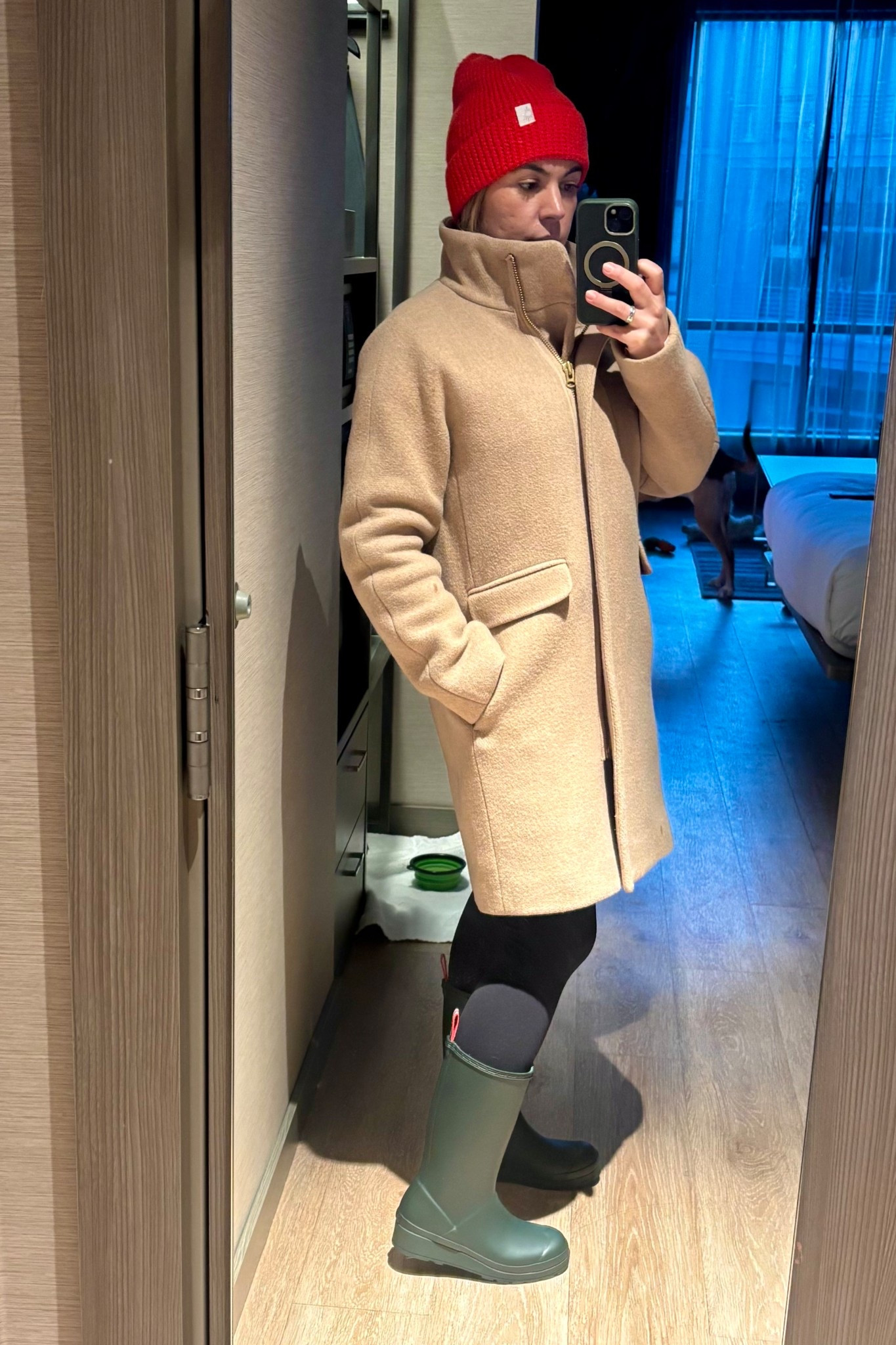 Outfit of the day, walking around town in the snow.
 cold weather outfit, rain boots

#LTKSeasonal #LTKootd