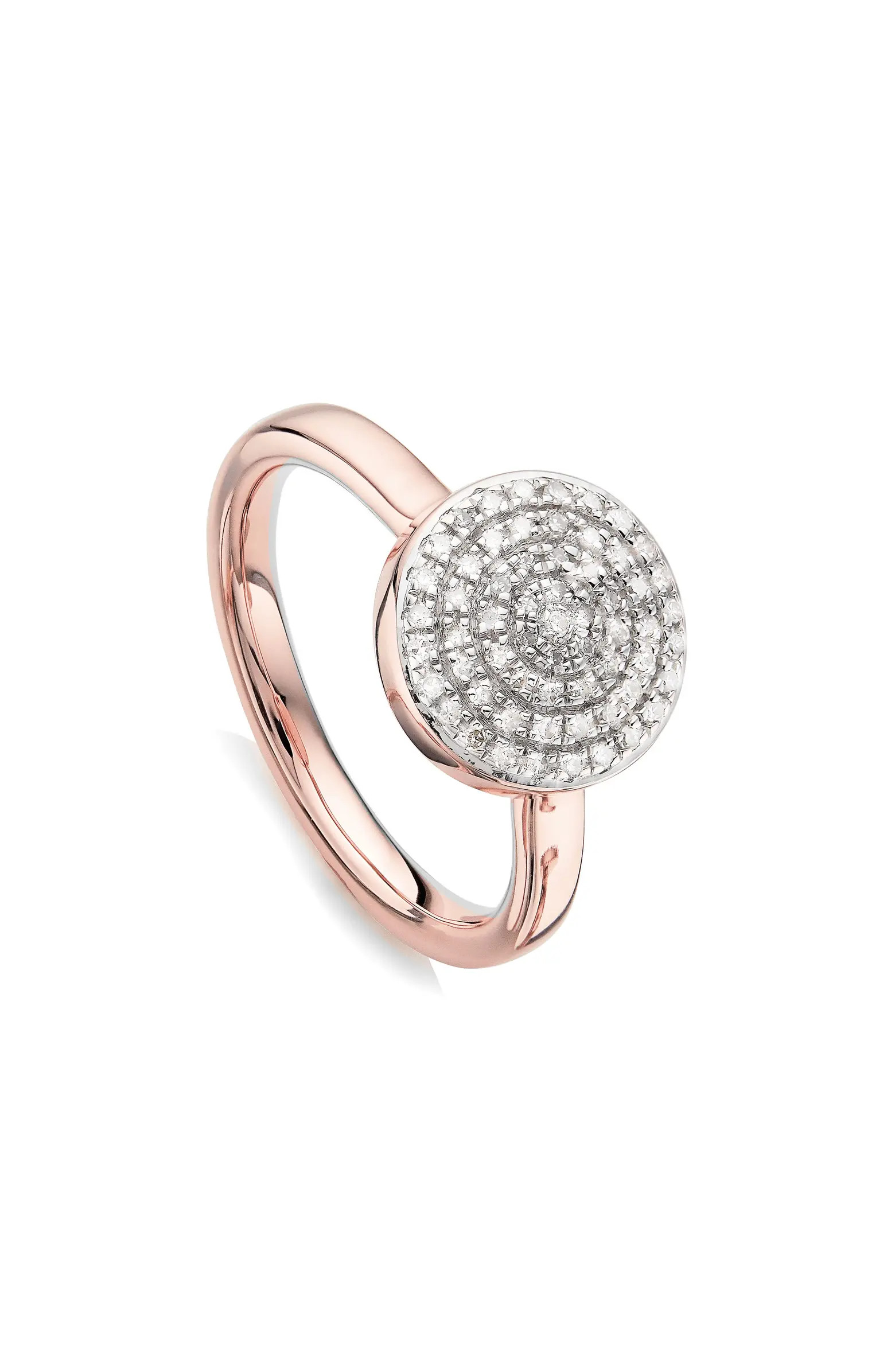 Monica Vinader Fiji Large Diamond Button Stack Ring | Nordstromrack | Nordstrom Rack