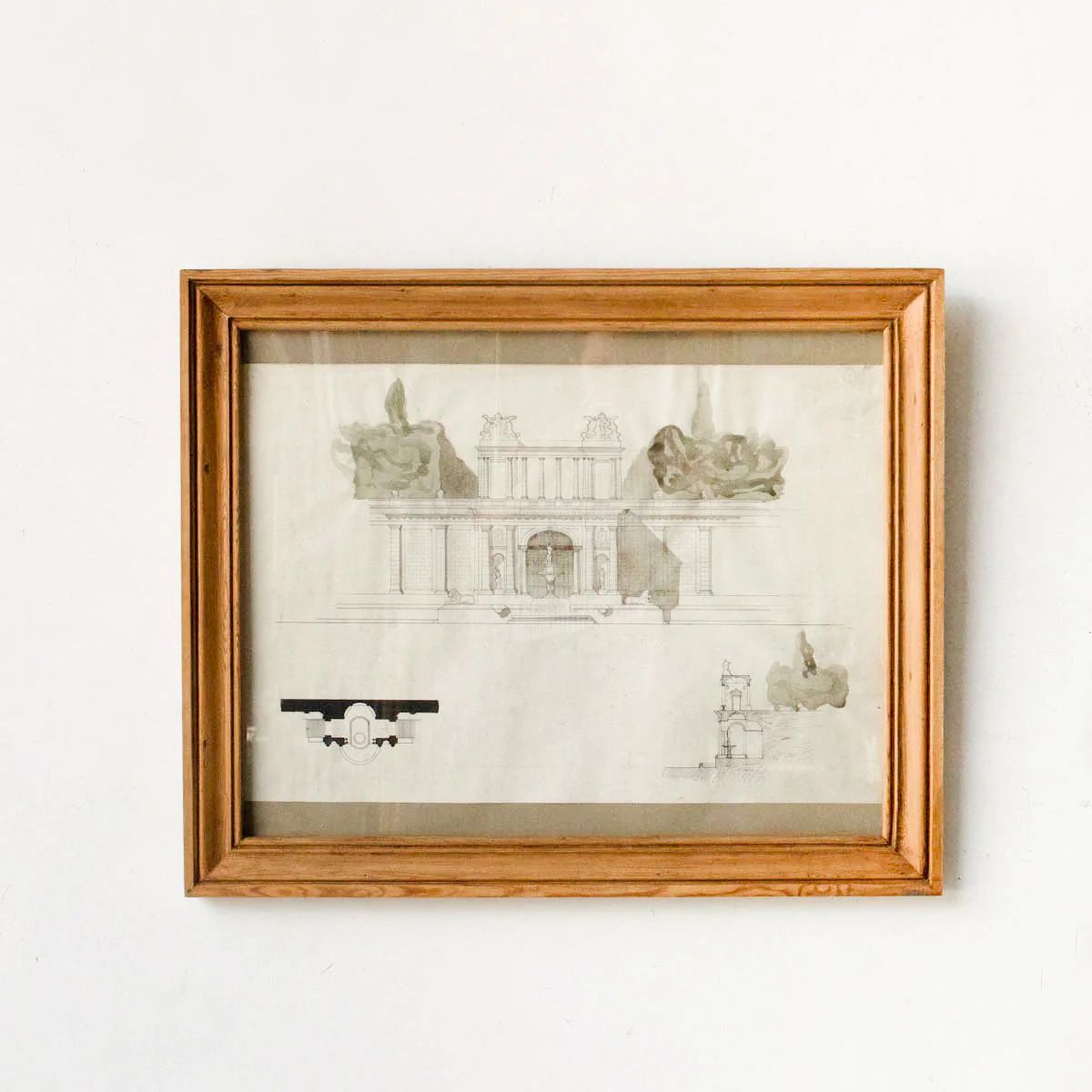 Framed Architectural Drawing | Elsie Green US