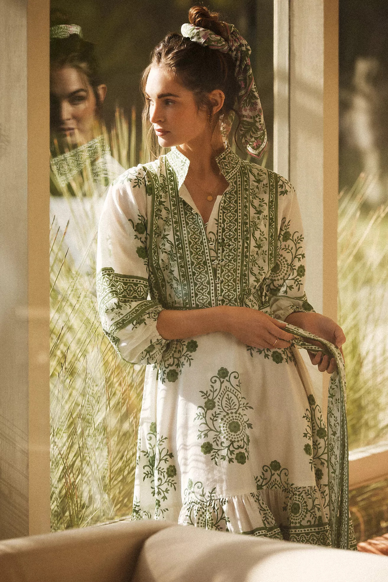 Sue Sartor Flounce Dress | Anthropologie (US)