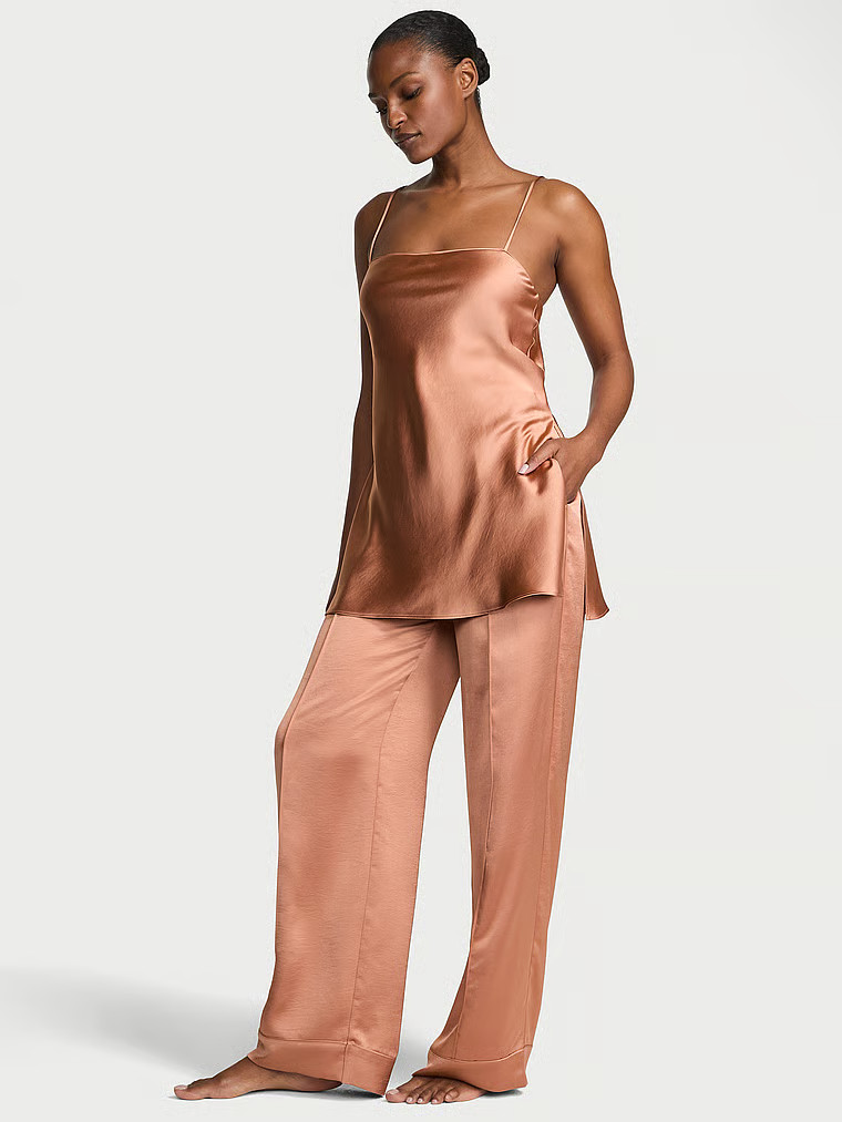 Luxe Satin Tunic Cami & Pant Set | Victoria's Secret (US / CA )