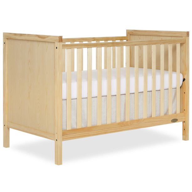 Dream On Me Springfield 3 in 1 convertible crib ,Natural | Walmart (US)