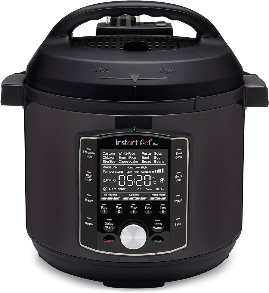 Instant Pot 113-0044-01 Pro 10-in-1 Pressure, Slow, Sous Vide, Sauté Pan, Rice/Grain Cooker, 8QT... | Amazon (US)