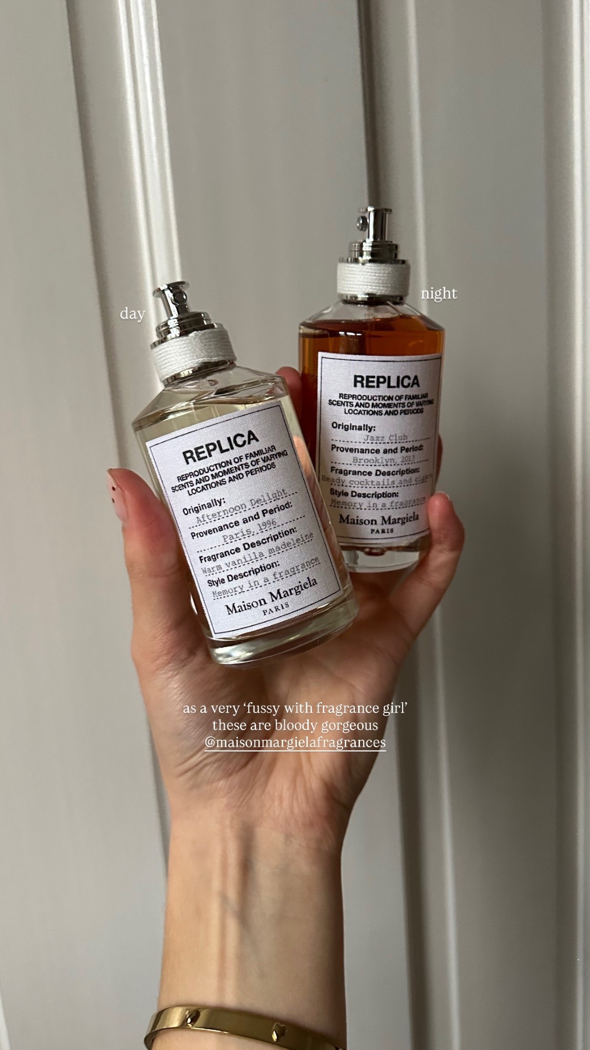 my favourite day and night fragrances at the moment #maisonmargiela 

#LTKbeauty #LTKgiftguide #LTKuk