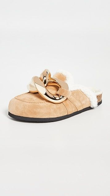 Shearling Chain Loafers | Shopbop