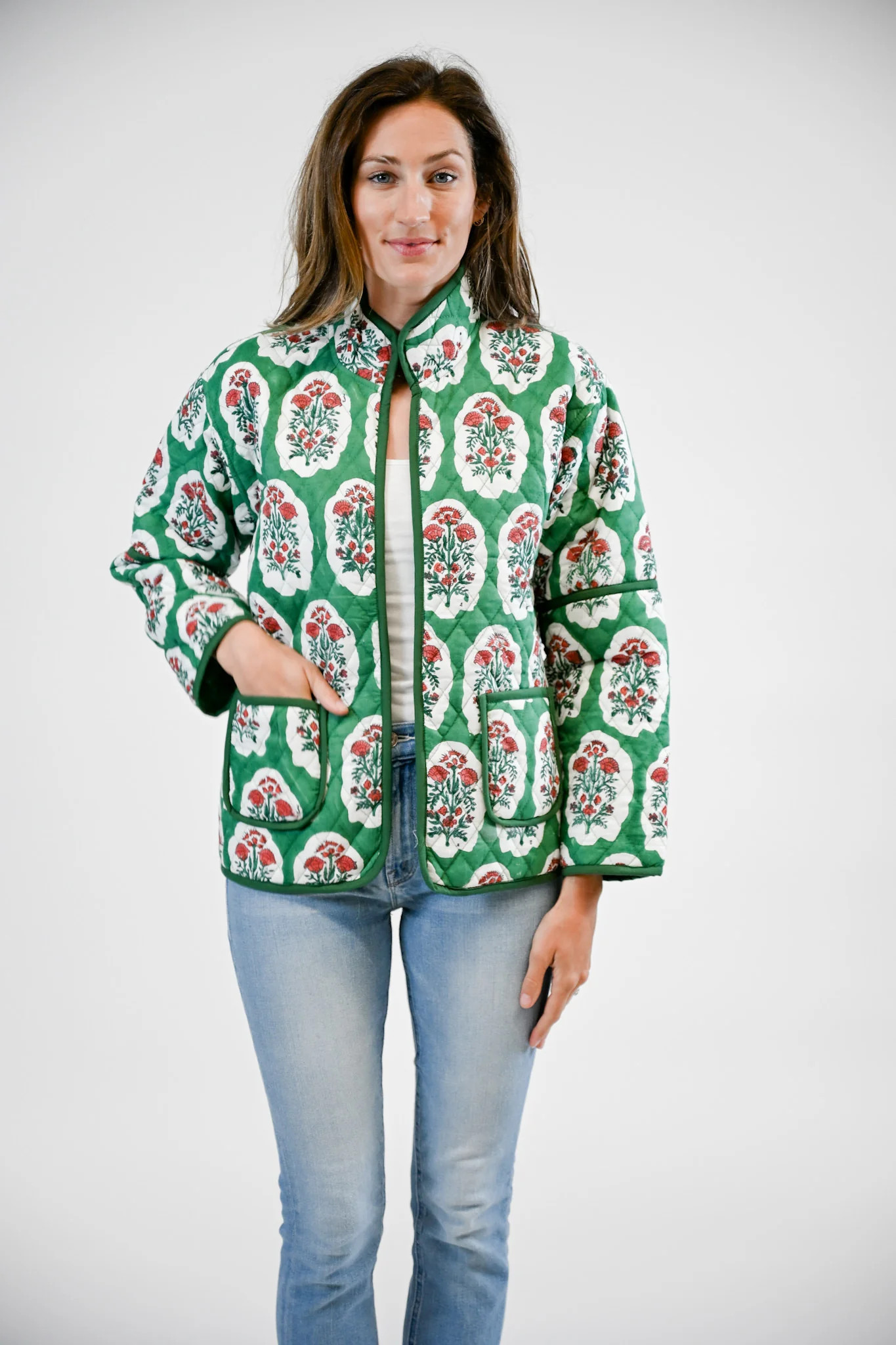 Leo Jacket | Greenbriar | Victoria Dunn LLC