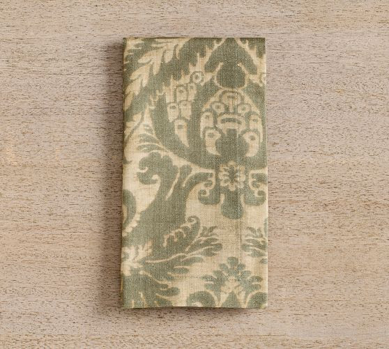 Stella Damask Organic Cotton Napkins - Set of 4 | Pottery Barn (US)