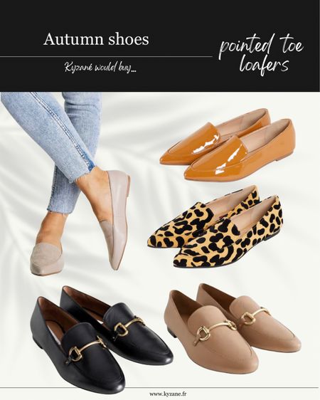 Here’s a selection of super cute pointed toe loafers to complement your fall fashion looks 👞 ! 

#LTKSeasonal #LTKeurope #LTKshoecrush