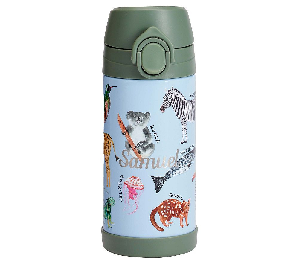 Mackenzie Brendan Safari Animals Water Bottles | Pottery Barn Kids