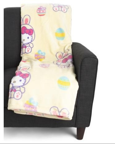 Hello Kitty Easter Bunny  Throw Blanket 

#LTKSeasonal #LTKHome #LTKU
