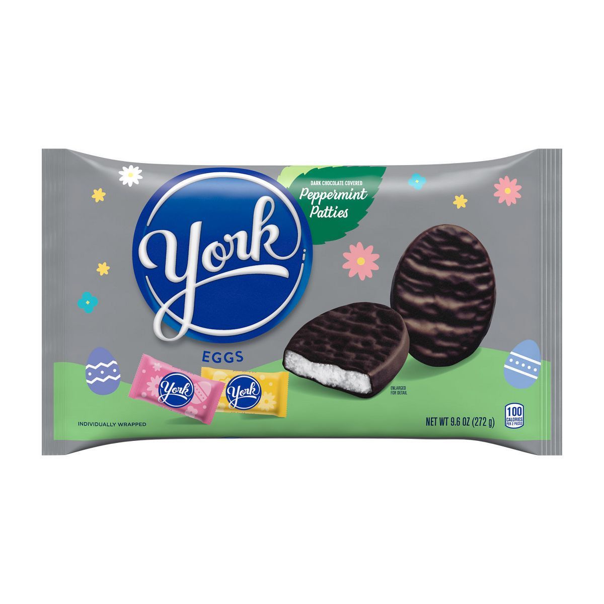 York Dark Chocolate Peppermint Eggs Easter Candy - 9.6oz | Target