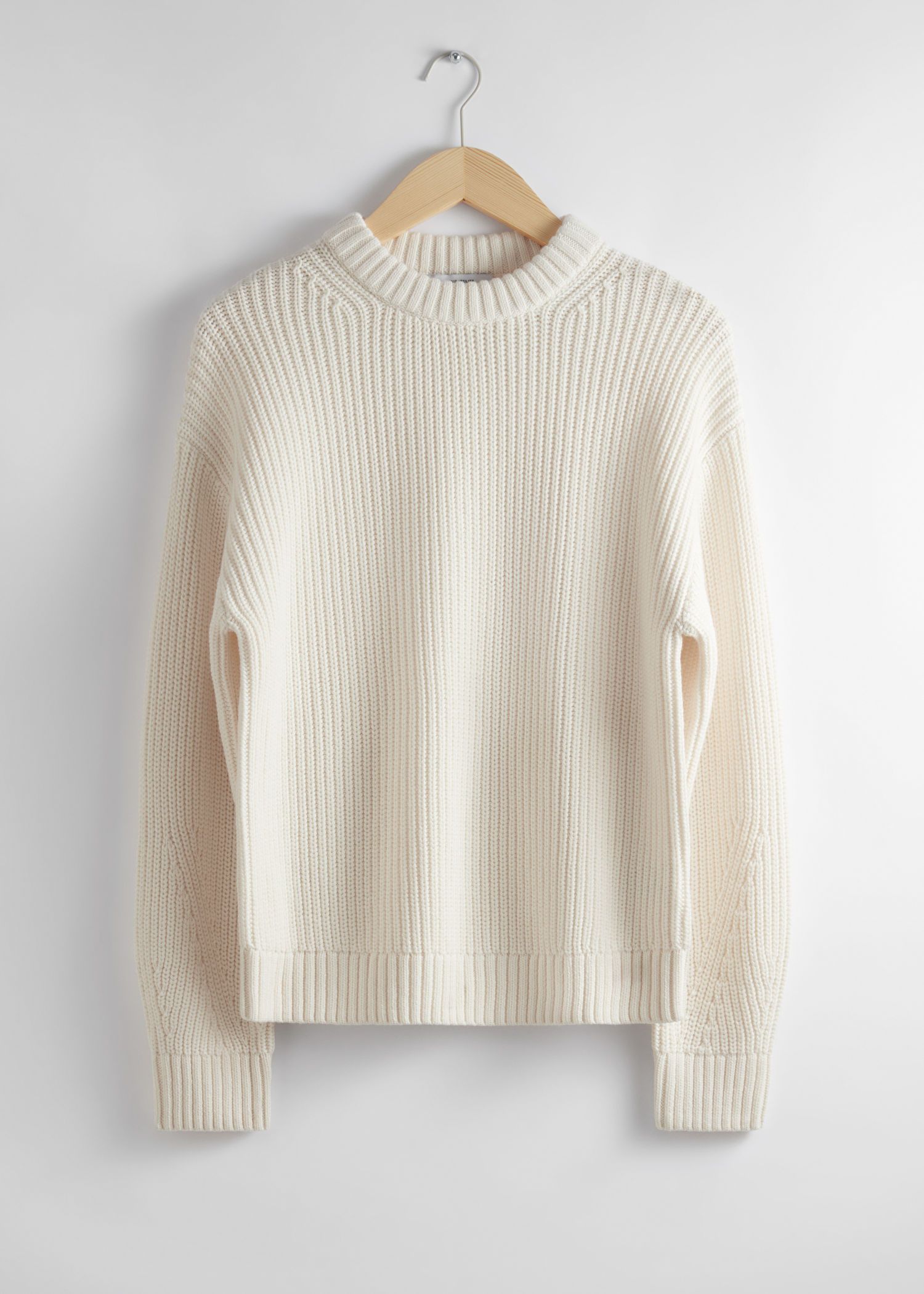 Ribbed Knit Jumper - Ivory - & Other Stories GB | & Other Stories (EU + UK)