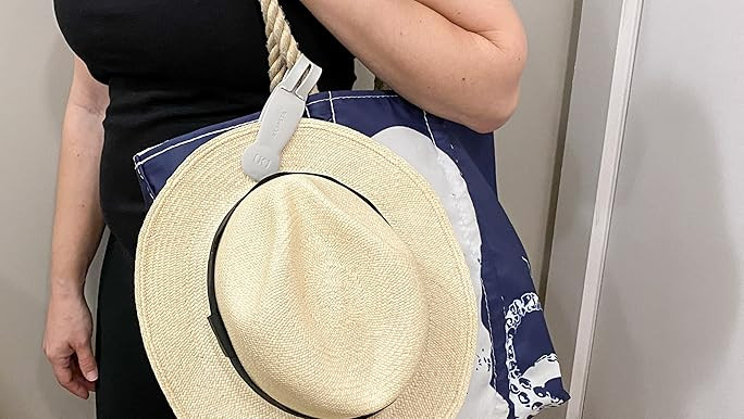 KLIPSTA Hat Clip - Magnetic Hat Holder for Traveling Bags, Backpacks, Purses, Totes and More, Han... | Amazon (US)