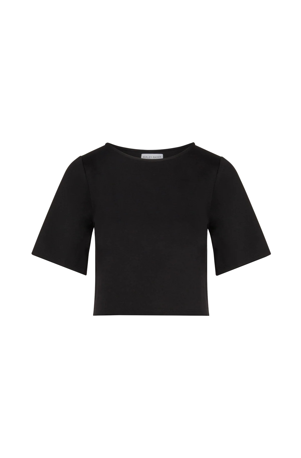 Black Ponte Short Sleeve Top | Ripley Rader