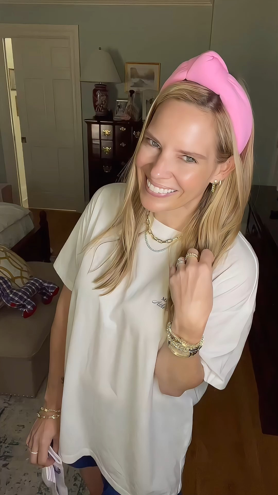 💗 Use code PREPPYREBEL for 10% off my Melinda Maria jewelry stack! #MelindaMariaPartner 💛💫

🎀 Sporty meets sweet with this adorable Minnie & Daisy graphic tee + retro sneaker moment! Whether you’re headed to the parks, running errands, or just channeling some nostalgic Disney vibes, this look is full of playful personality and comfy-cute details!

👕 Tee: Minnie & Daisy Athletic League graphic shirt from Target – oversized, lightweight, and full of vintage varsity charm 💖
🧦 Socks: Disney x Skinnydip Minnie Mouse crew socks – I couldn’t choose just one, so I styled both the pink “1928” pair and the white laureled Minnie!
👟 Sneakers: Adidas sneakers with pink stripes for that perfect pop 🎀
🎀 Headband: Pink knotted headband to tie in the Minnie theme 💗
💍 Jewelry: Layered Melinda Maria necklaces – Lil Frankie Chain + Not Your Basic Samantha Tennis Necklace in Blue Opal (code PREPPYREBEL saves you 10%!)

🩵 Skirt: Blue athletic skort adds a sporty twist – great for summer walks, tennis, or just twirling around 💃🏼

📸 A fun, easy everyday Disney-inspired outfit that’s as comfy as it is cute!

#PREPPYREBEL #MelindaMariaJewelry #DisneyStyle #MinnieAndDaisy #TargetStyle #LTKunder50 #AdidasStyle #LTKActivewear #SportyChic #LTKcasual #MinnieMouseStyle #LTKBackToSchool 🏸✨

#LTKTravel #LTKFindsUnder50 #LTKFindsUnder100